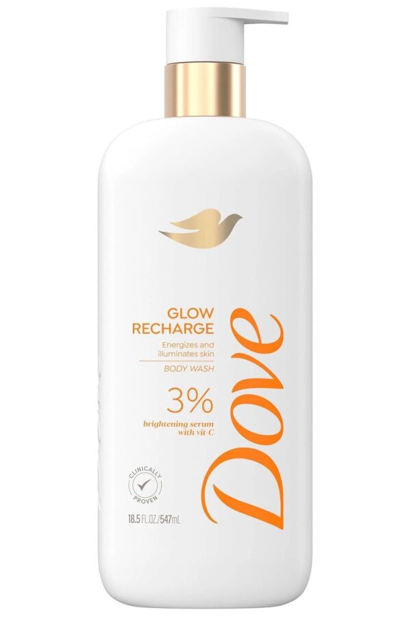 Dove Exfoliating Glow Recharge Body Wash for Soft & illuminated skin