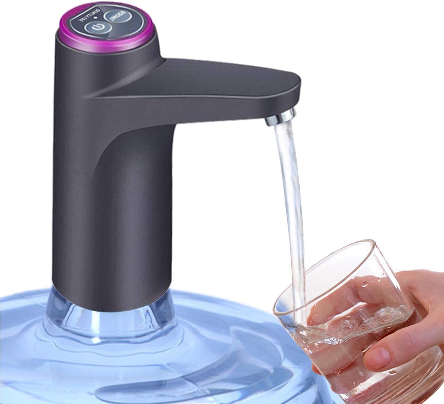 Cozy BlueWater Dispenser, Portable Water Bottle Pump for Universal