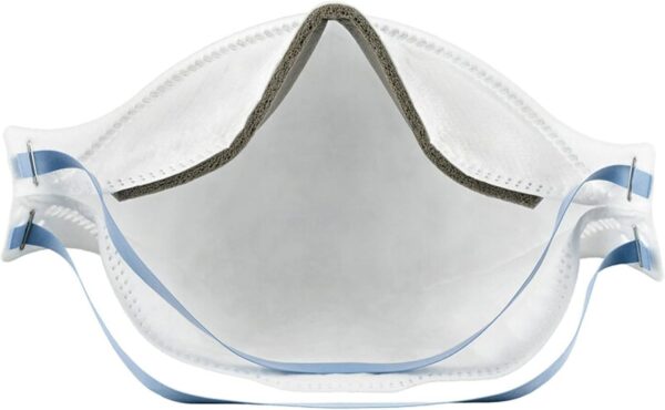 3M Aura Particulate N95 Respirator 9205+, Flat Fold Lightweight Design, Non-Valved, 20 Count - Image 2