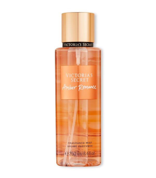 Victoria's Secret Amber Romance Body Mist for Women, Perfume with Notes of Sugar Kisses