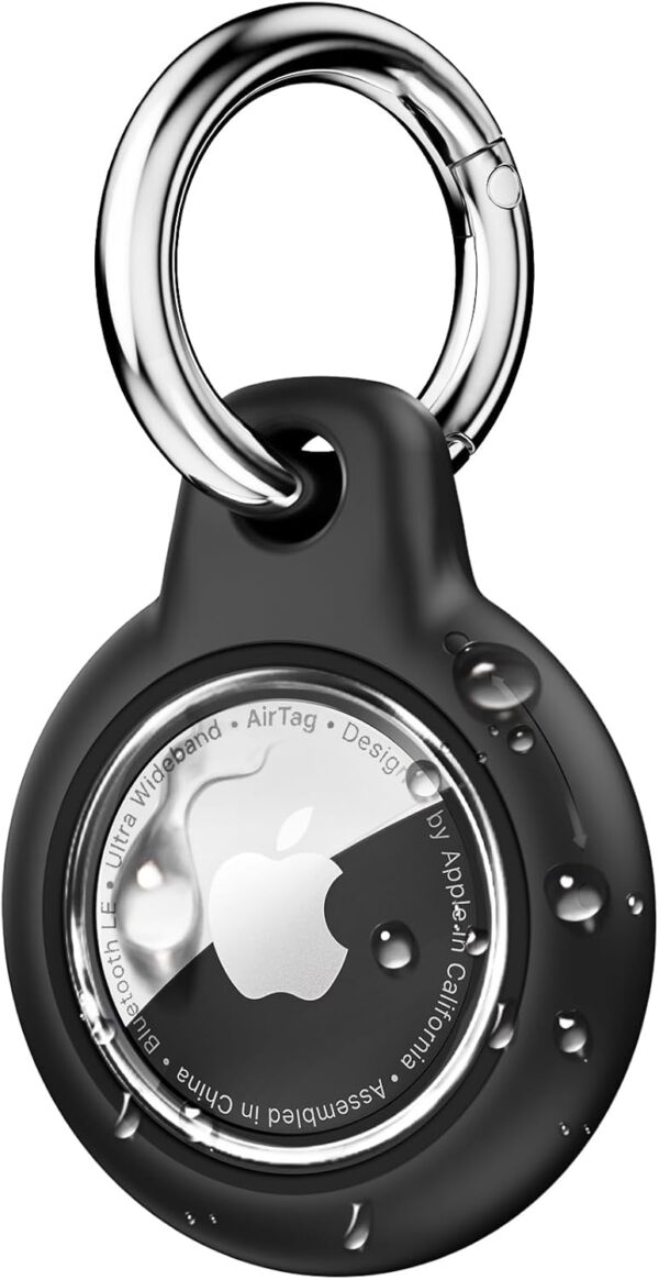 Waterproof Airtag Holder with Apple Airtags Keychain