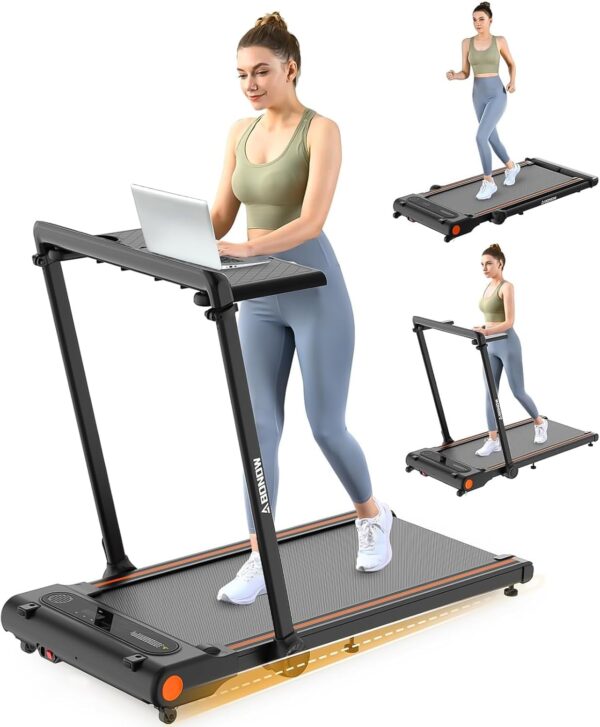 Walking Pad, Under Desk Treadmill with Incline for Home Office