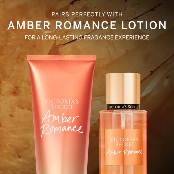 Victoria's Secret Amber Romance Body Mist for Women, Perfume with Notes of Sugar Kisses - Image 2