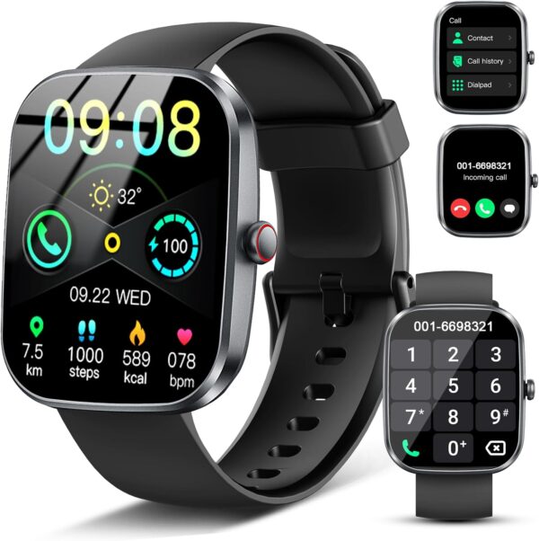 Smart Watch(Answer/Make Call), 1.91" Smartwatch for Men Women