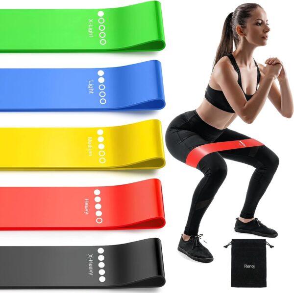 Resistance Bands for Working Out, Elastic Exercice Loop Bands for Physical Therapy