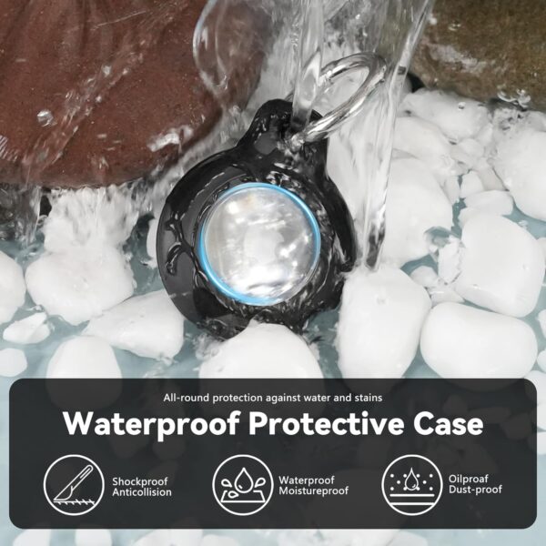 Waterproof Airtag Holder with Apple Airtags Keychain - Image 3