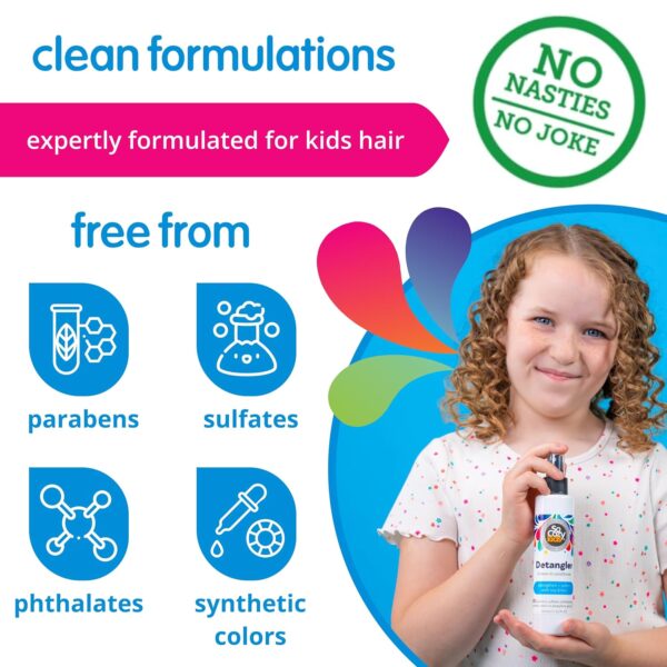 SoCozy Detangler Leave-In Conditioner Spray For Kids Hair Strengthens and Softens - Image 4