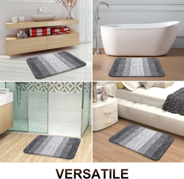 OLANLY Bathroom Rugs Mat 30x20, Extra Soft Absorbent Microfiber Bath Rugs - Image 4