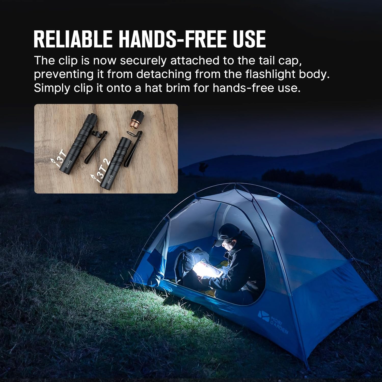 OLIGHT I3T 2 EOS Pocket EDC Flashlight, 200 Lumens Compact Bright Handheld Flash Lights - Image 3