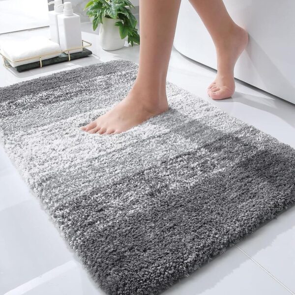 OLANLY Bathroom Rugs Mat 30x20, Extra Soft Absorbent Microfiber Bath Rugs